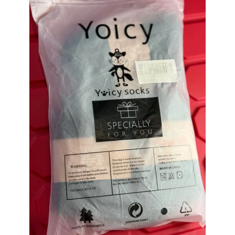 Yoicy Wool Socks 3 Pair Set Charcoal Grey Marl Winter Warm Cozy Gorpcore Outdoor